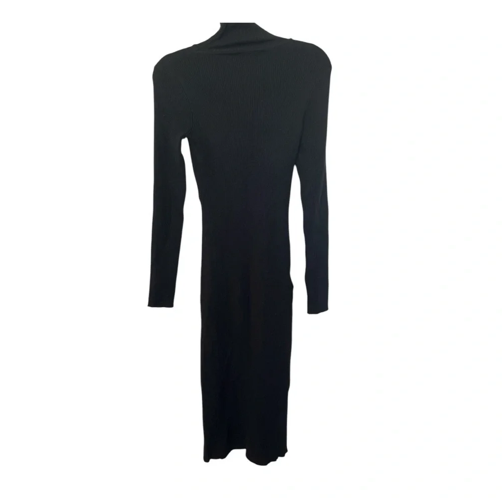 ASTR the label Zora long sleeve asymmetrical dress size S black NWOT A-8 - Picture 5 of 7